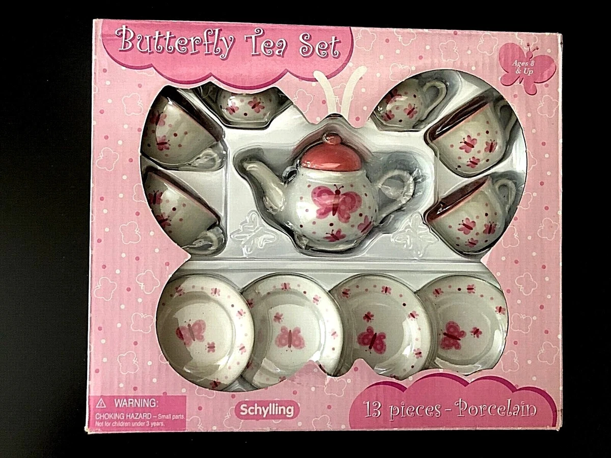 Schylling butterfly sales tea set