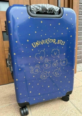 BTS BT21 LINE Friends Carry Case Travel Bag Suitcase 24 in RJ w