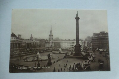 N151 LONDON Trafalgar Square Muchmore Art Co. Postkarte 1910er