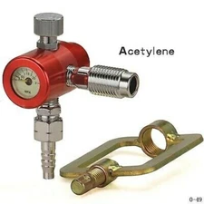 Propane/Acetylene Gas Pressure Reducer Regulator Flowmeter Argon Regulator Valve