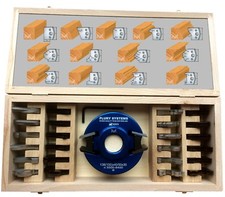 Flury Profilmesserkopf Satz inkl. 13 Paar Profilmesser (Messer+Abweiser) 901015