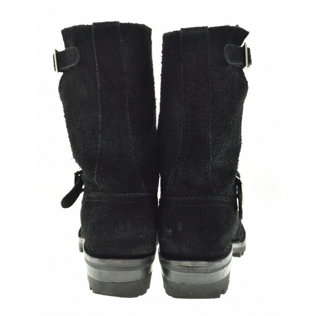WESCO Suede Leather Black Custom Boss Black Roughout WESCO Suede Leather Black Custom Boss Black Roughout