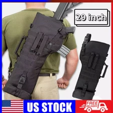 Tactical Rifle Scabbard Gun Bag Sling Bag Molle Shotgun Holster Case Hunting