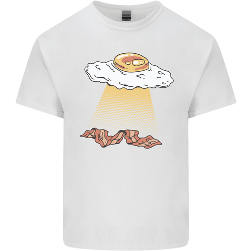 Bacon Entführung Lustig Alien UFO Essen Kinder T-shirt Jungen Mädchen - Picture 9 of 21