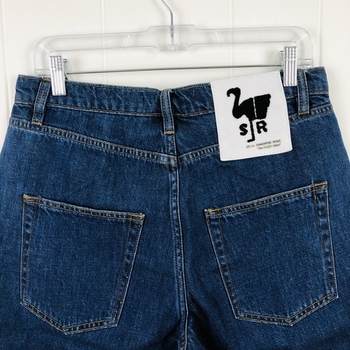 Sandrine Rose + Free People Womens High Rise Blue Denim Shorts Size 31 - Picture 8 of 11