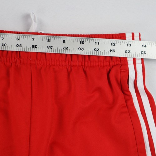 ADIDAS Joggers Boys XL Youth Sweatpants Red Trefoil Striped - Picture 8 of 11