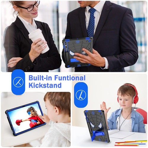 Kids Heavy Duty Case Armor Stand Cover For Samsung GalaxyTab S9 FE+ 11" 12.4" - 第 23/50 張圖片