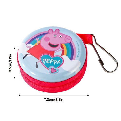 Kids Coin Purse Wallet Metal Zip Key Holder Children Characters PAW Peppa Barbie - Picture 12 of 19