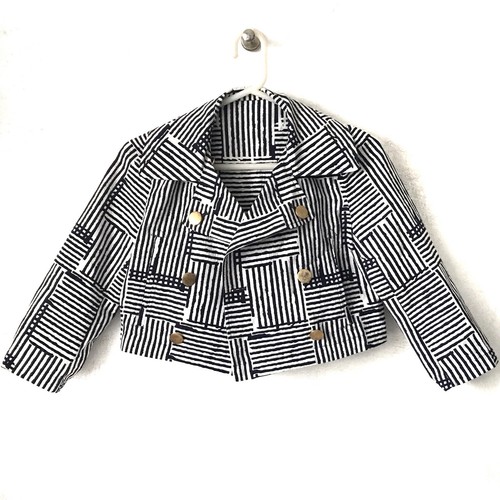 OPENING CEREMONY Jacket Black White Geomitric Womens’s XS - Picture 9 of 10