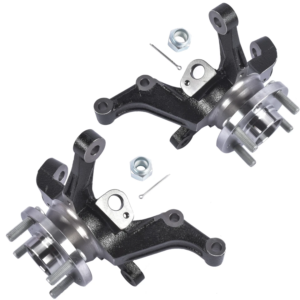 Pair Steering Knuckle Left & Right for Chevy Aveo Aveo5 Pontiac G3 1.6L L4 04-11 - Image 2 of 4