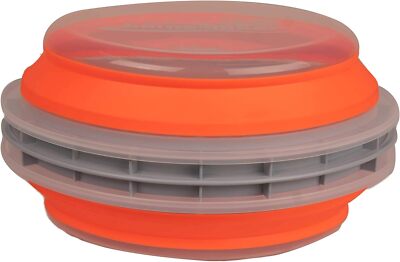 CanCooker Batter Bowl XL: Collapsible, Mess-Free, Extra Large, Orange 