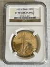 USA 1995W Eagle $50 1 oz Gold NGC PF70 ULTRA CAMEO SKU#3602