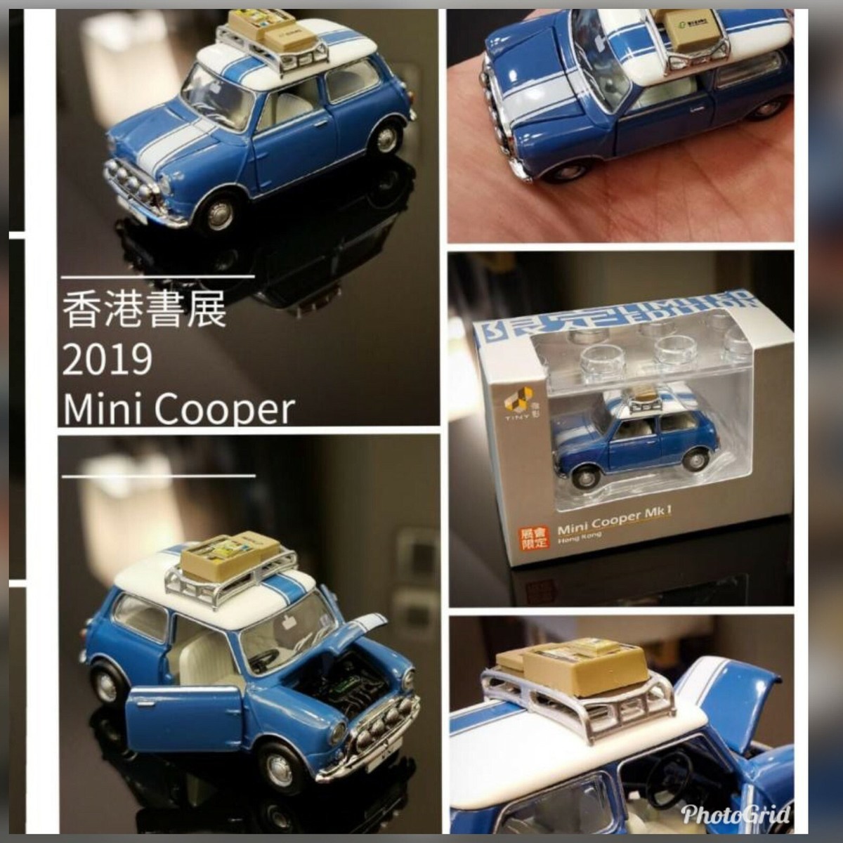 ミニカー Tiny Mini Cooper Mk 1 (with surfboard) Preorder] Tiny City 1:50 - Mini Cooper Mk1 (with surfboard