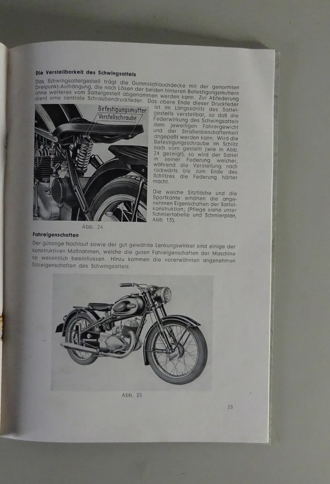 ' Uso Triumph Doppelkolben-Zweitakt-Motorrad Bdg 125 L Stand 05/1955 - Immagine 4 di 4