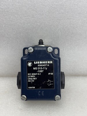 LIEBHERR MS 015-11Y-1087 Limit Switch 606040714