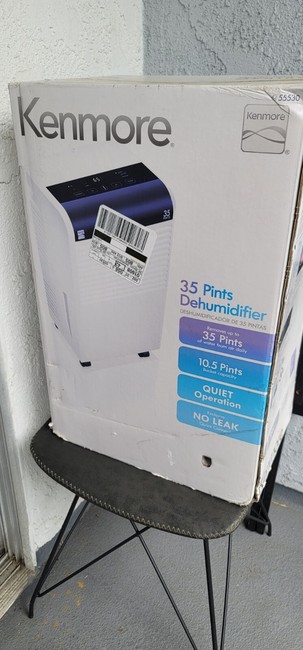 35 pint Dehumidifier Kenmore NEW
