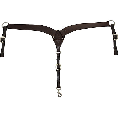 Circle Y Contoured Classic Smooth Breast Collar - Picture 1 of 1