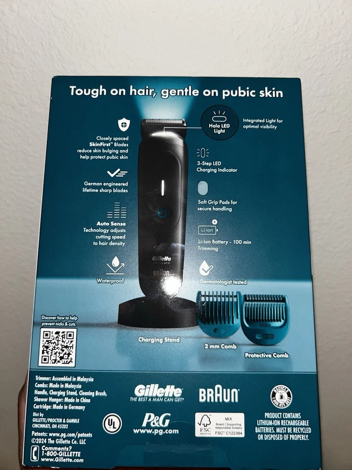 Gillette Intimate I7 Men's Hair Trimmer - Image 2 of 3