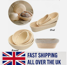 Homiely Bread Proofing Basket 9" round, 10" oval Banneton Sourdough Proving Tool