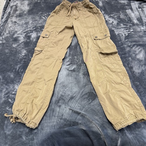 Unionbay Pants Kids 24x30 Brown Cargo Utility Canvas Youth Children Pockets Fish