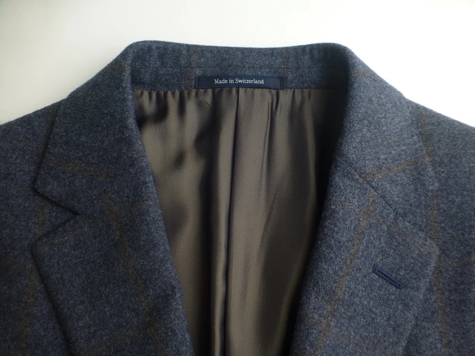 Blazer Zegna 54C/44S Azul Cachemir Excelente Estado Chaqueta Abrigo Deportivo Foto 3 de 4