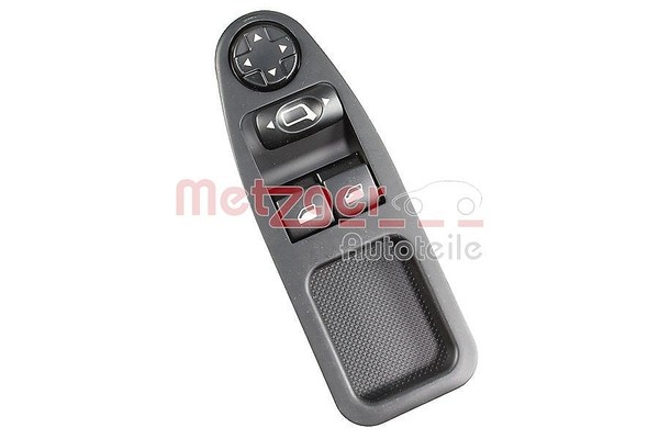 Metzger Schalter, Fensterheber Fahrerseitig U.A. FüR CitroËN, Fiat, Peugeot-image