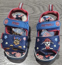 Paw Patrol Toddler Boys Light-up Sandals Sz 7