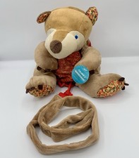 Eric Carle Bear Toddler Plush Backpack Harness With Detachable Rein New With Tag