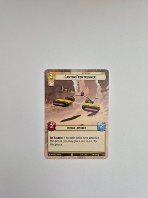 Star Wars Unlimited: A Lawless Time - Canyon Frontrunner (Hyperspace) #492