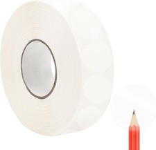 2000 pcs 1" Clear Round Stickers, Self-Adhesive Labels for Packaging Gifts