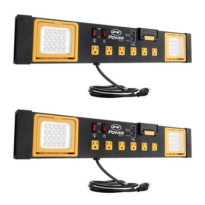 2-PACK Performance Tool W2279 Commercial Grade Power Station with 6 Outlets
