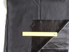 Stoffrest glänzend/matt schwarz B 45"/114cm L 57"/1,44m