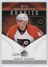 2009 SP Game Used Edition Authentic Rookies Spectrum /10 David Sloane #170 0c3