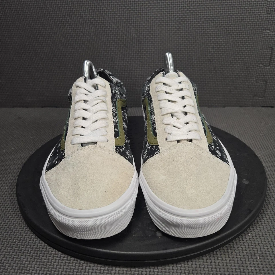 Vans Old Skool Zapatos Mujer Talla 9.5 Paisley Bandana Gamuza Skate Tenis Foto 2 de 4