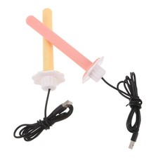 2 Pcs Parrot Heating Pole Cage Accessories Bird Heater Warm Perch