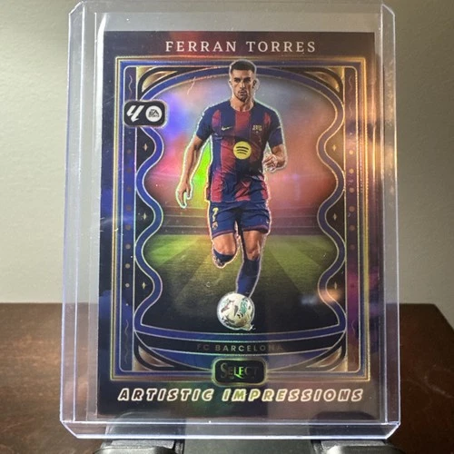 2025-26 Panini Select La Liga Artistic Impressions #7 Ferran Torres FC Barcelona