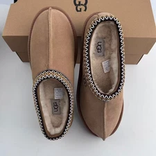 UGG Women's Tasman II Shoes Chestnut Suede Wool Slippers with Box Size US 6-11