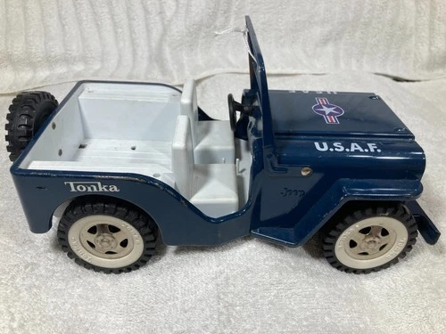 1960's Tonka Toys United States Air Force Jeep Complete Original U.S.A.F.