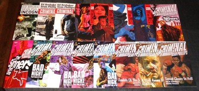 CRIMINAL, ICON comic book (LOT OF 16) 1- 7, SINNERS, LAST O. T. INNOCENT (F-66)