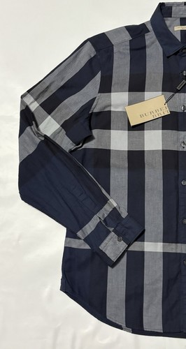 BURBERRY Hemd Kariert Navy XL Neu Mit Etikett - Bild 2 von 17