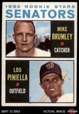 1964 Topps #167 Lou Piniella / Mike Brumley Senators RCs RC 3 - VG