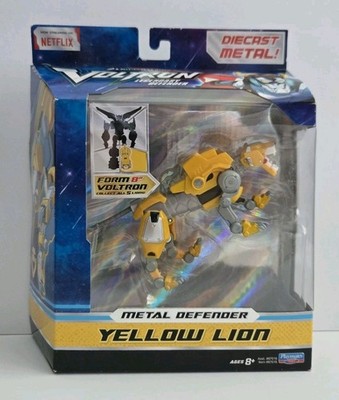 Voltron Metal Legendary Defender YELLOW LION Playmates Dreamworks 2017