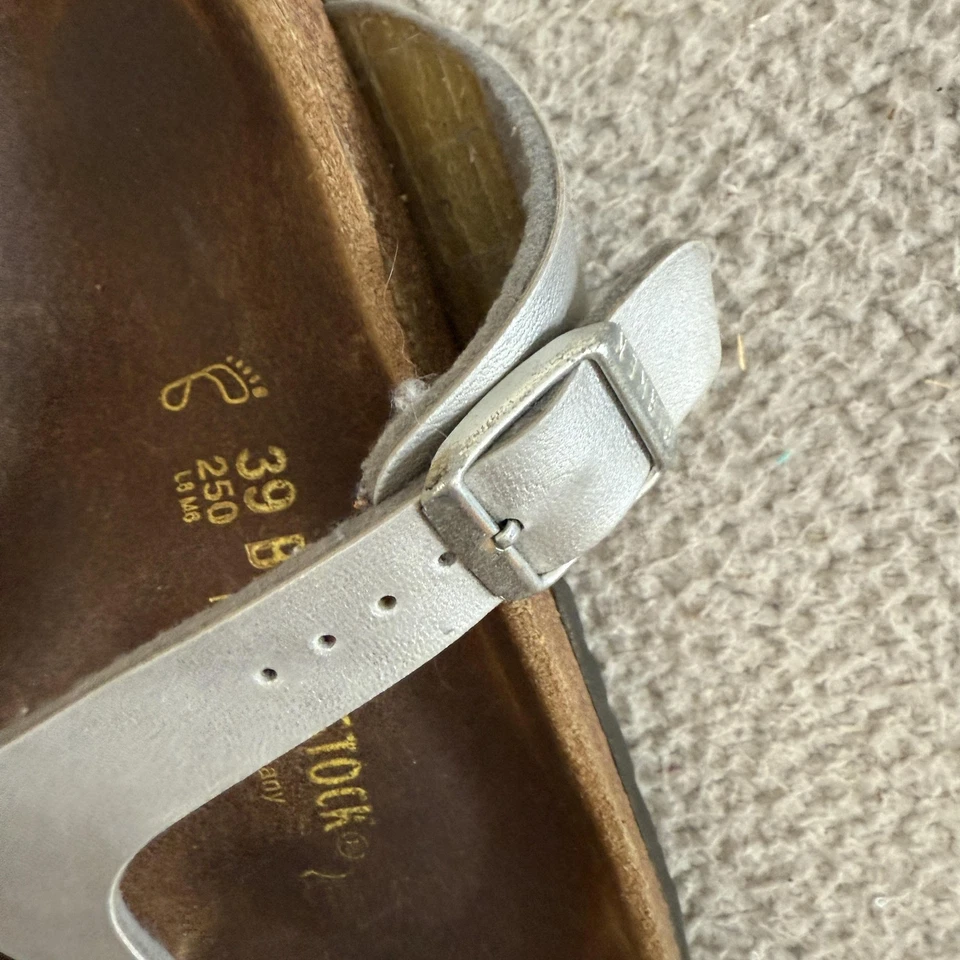 Sandalias Birkenstock Gizeh para mujer talla 39 zapatos plantilla de corcho hechas en Alemania Foto 2 de 4