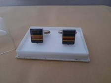 UC SAMPDORIA CALCIO VINTAGE '70 '80 GEMELLI POLSINI. BERTONI MILANO. ORIGINALI 