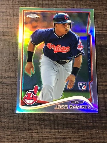 2014 Topps Chrome JOSE RAMIREZ Refractor Rookie RC #45