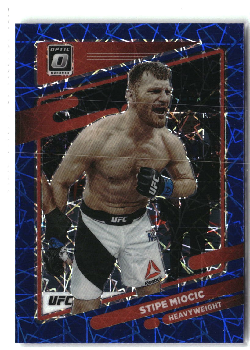 2022 Donruss Optic UFC #50 Stipe Miocic Blue Velocity