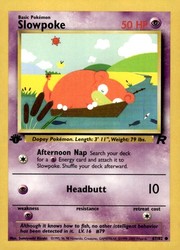 Slowpoke 67/82 Team Rocket 1st Edition