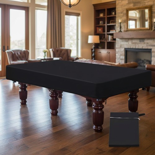 Elegant Black 8-Foot Pool Table Cover – All-Season Protection with ...