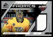 2023-24 SP Game Used Stadium Series Fabrics Jersey Juuse Saros #GS-3