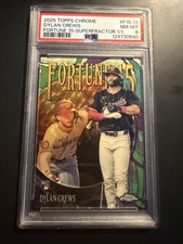 Marketplace image: 2025 Topps Chrome - Fortune 15 Dylan Crews SUPERFRACTOR 1/1